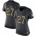 Women's Nike New York Jets #27 Dee Milliner Limited Black 2016 Salute to Service NFL Jersey