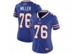 Women Nike Buffalo Bills #76 John Miller Vapor Untouchable Limited Royal Blue Team Color NFL Jersey