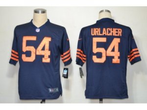 NIKE NFL Chicago Bears #54 Brian Urlacher navy Game Jerseys