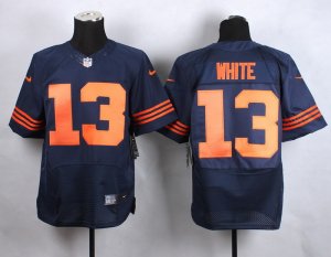 Nike Chicago Bears #13 Kevin White Navy Blue 1940s Throwback jerseys(Elite)