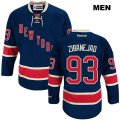 Men New York Rangers #93 mika zibanejad Dark Blue Alternate Stitched NHL Jersey