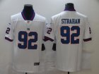 Nike Giants #92 Michael Strahan White Color Rush Limited Jersey