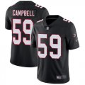 Falcons #59 De'Vondre Campbell Black Alternate Mens Stitched Footbal