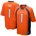 Nike Broncos #1 Noah Fant Orange 2019 NFL Draft First Round Pick Vapor Untouchable