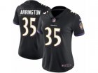 Women Nike Baltimore Ravens #35 Kyle Arrington Limited Black Alternate NFL Jersey