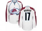 Mens Reebok Colorado Avalanche #17 Rene Bourque Authentic White Away NHL Jersey