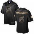 Nike Minnesota Vikings #5 Teddy Bridgewater Black Gold Collection Jersey(Game)