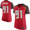 Womens Nike Tampa Bay Buccaneers #91 Robert Ayers Limited Red Team Color NFL Jersey