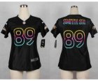 Nike women jerseys baltimore ravens #89 smithsr black[nike fashion]