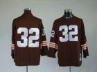 nfl cleveland browns #32 brown throwback brown