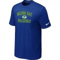 Green Bay Packers Heart & Soul Blue T-Shirt