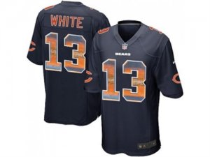 Nike Chicago Bears #13 Kevin White Navy Blue Team Color Mens Stitched NFL Limited Strobe Jersey