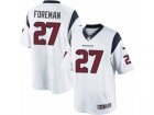 Mens Nike Houston Texans #27 DOnta Foreman Limited White NFL Jersey