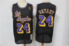 Lakers #24 Kobe Bryant Black Hardwood Classics Mesh Jersey