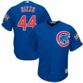 Men's Chicago Cubs #44 Anthony Rizzo Majestic blue Cool Base 2016 World Series Jersey