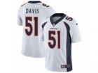 Mens Nike Denver Broncos #51 Todd Davis Vapor Untouchable Limited White NFL Jersey