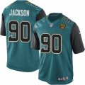 Mens Nike Jacksonville Jaguars #90 Malik Jackson Limited Teal Green Team Color NFL Jersey