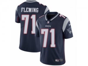 Mens Nike New England Patriots #71 Cameron Fleming Vapor Untouchable Limited Navy Blue Team Color NFL Jersey