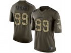 Mens Nike Washington Redskins #99 Phil Taylor Limited Green Salute to Service NFL Jersey