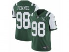 Mens Nike New York Jets #98 Mike Pennel Vapor Untouchable Limited Green Team Color NFL Jersey