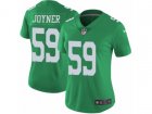 Women Nike Philadelphia Eagles #59 Seth Joyner Limited Green Rush NFL Jersey