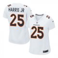 Women Nike Denver Broncos #25 Chris Harris Jr White Stitched NFL Game Event Jersey
