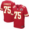 Mens Nike Kansas City Chiefs #75 Parker Ehinger Elite Red Team Color NFL Jersey