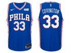 Nike NBA Philadelphia 76ers #33 Robert Covington Jersey 2017-18 New Season Blue Jersey