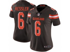 Women Nike Cleveland Browns #6 Cody Kessler Vapor Untouchable Limited Brown Team Color NFL Jersey