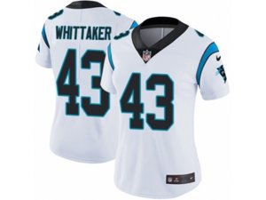 Women Nike Carolina Panthers #43 Fozzy Whittaker Vapor Untouchable Limited White NFL Jersey