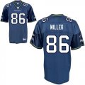 nfl Seattle Seahawks #86 Zach Miller blue