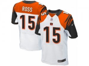 Mens Nike Cincinnati Bengals #15 John Ross Elite White NFL Jersey