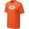 Nike NFL 32 teams logo Collection Locker Room T-Shirt Orange