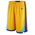 Warriors Gold City Edition Nike Swingman Shorts