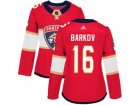 Women Adidas Florida Panthers #16 Aleksander Barkov Red Home Authentic Stitched NHL Jersey
