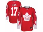 Toronto Maple Leafs #17 Wendel Clark Red Alternate Stitched NHL Jersey
