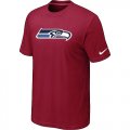 Nike Seattle Seahawks Sideline Legend Authentic Logo Dri-FIT T-Shirt Red