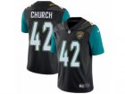 Mens Nike Jacksonville Jaguars #42 Barry Church Vapor Untouchable Limited Black Alternate NFL Jersey