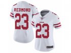 Women Nike San Francisco 49ers #23 Will Redmond Vapor Untouchable Limited White NFL Jersey