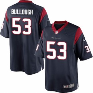 Mens Nike Houston Texans #53 Max Bullough Limited Navy Blue Team Color NFL Jersey