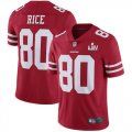Nike 49ers #80 Jerry Rice Red 2020 Super Bowl LIV Vapor Untouchable Limited Jersey