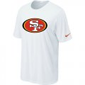 Nike San Francisco 49ers Sideline Legend Authentic Logo Dri-FIT T-Shirt White