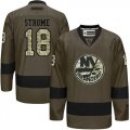 New York Islanders #18 Ryan Strome Green Salute to Service Stitched NHL Jersey