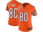 Women Nike Chicago Bears #80 Victor Cruz Vapor Untouchable Limited Orange Rush NFL Jersey