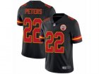 Nike Kansas City Chiefs #22 Marcus Peters Limited Black Rush NFL Jersey