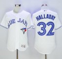 Toronto Blue Jays #32 Roy Halladay White Flexbase Authentic Collection Stitched Baseball Jersey