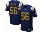 Nike New York Jets #56 DeMario Davis Elite Navy Blue Alternate NFL Jersey