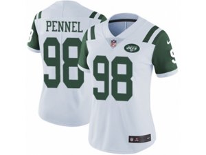 Women Nike New York Jets #98 Mike Pennel Vapor Untouchable Limited White NFL Jersey