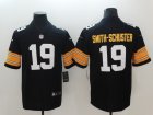 Nike Steelers #19 JuJu Smith-Schuster Black Alternate Vapor Untouchable Limited Jersey