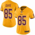 Women's Nike Washington Redskins #85 Vernon Davis Limited Gold Rush NFL Jersey